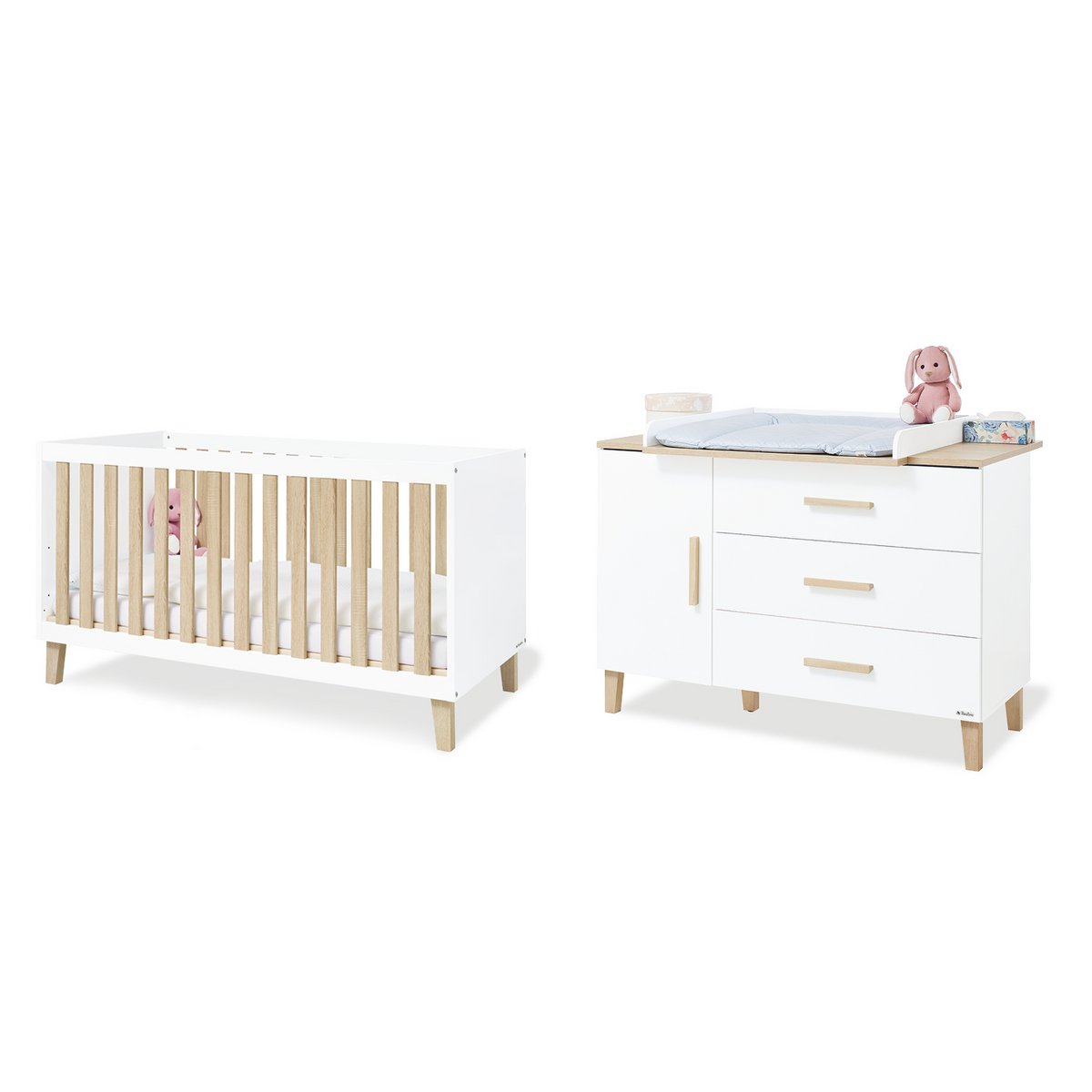 Pinolino Lumi babykamer extra breed – 2-delige set