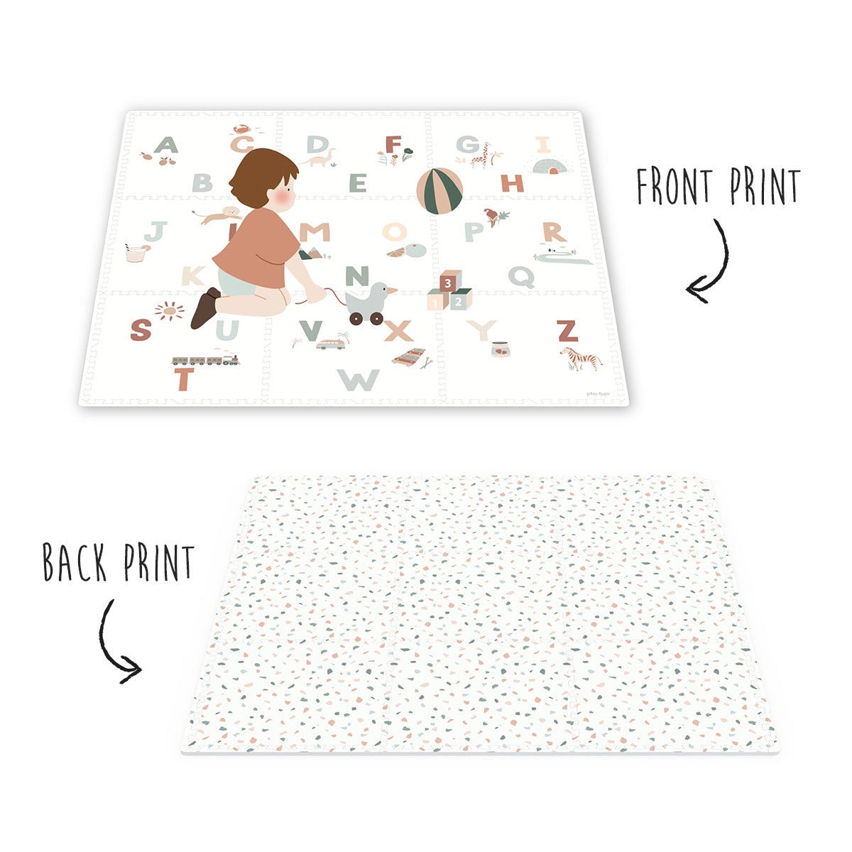 EEVAA Alphabet - Terrazzo puzzlemat - 