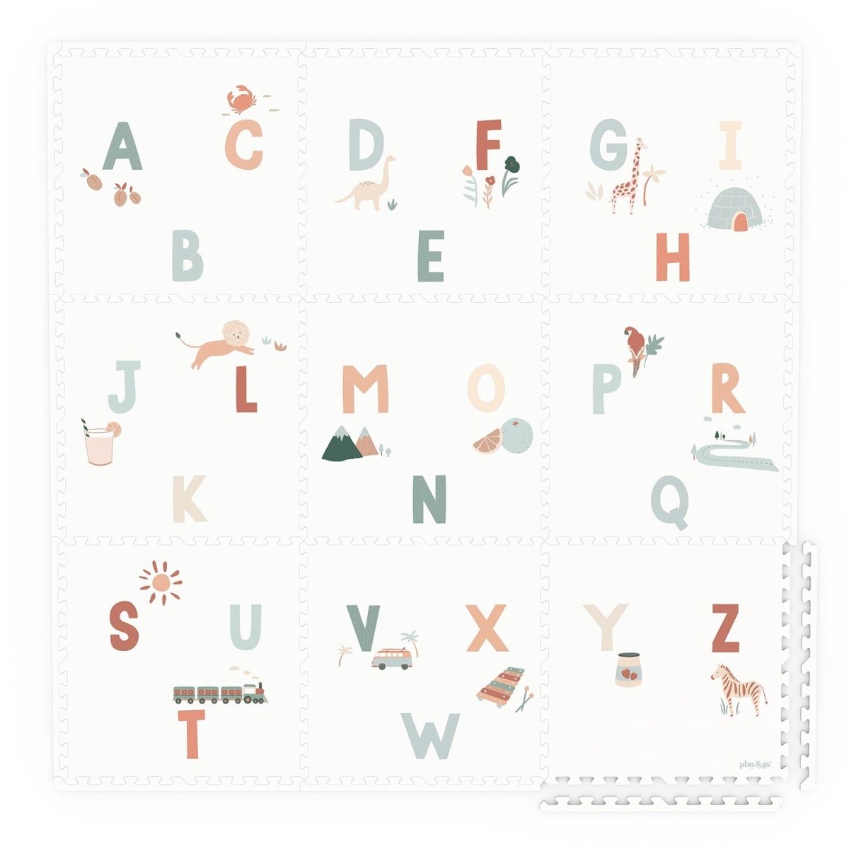 EEVAA Alphabet - Terrazzo puzzlemat - 