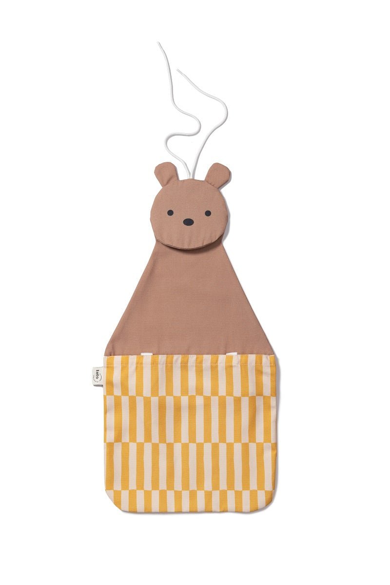 Verstelbare koorden van de Play&amp;Go Toto Bear in detail