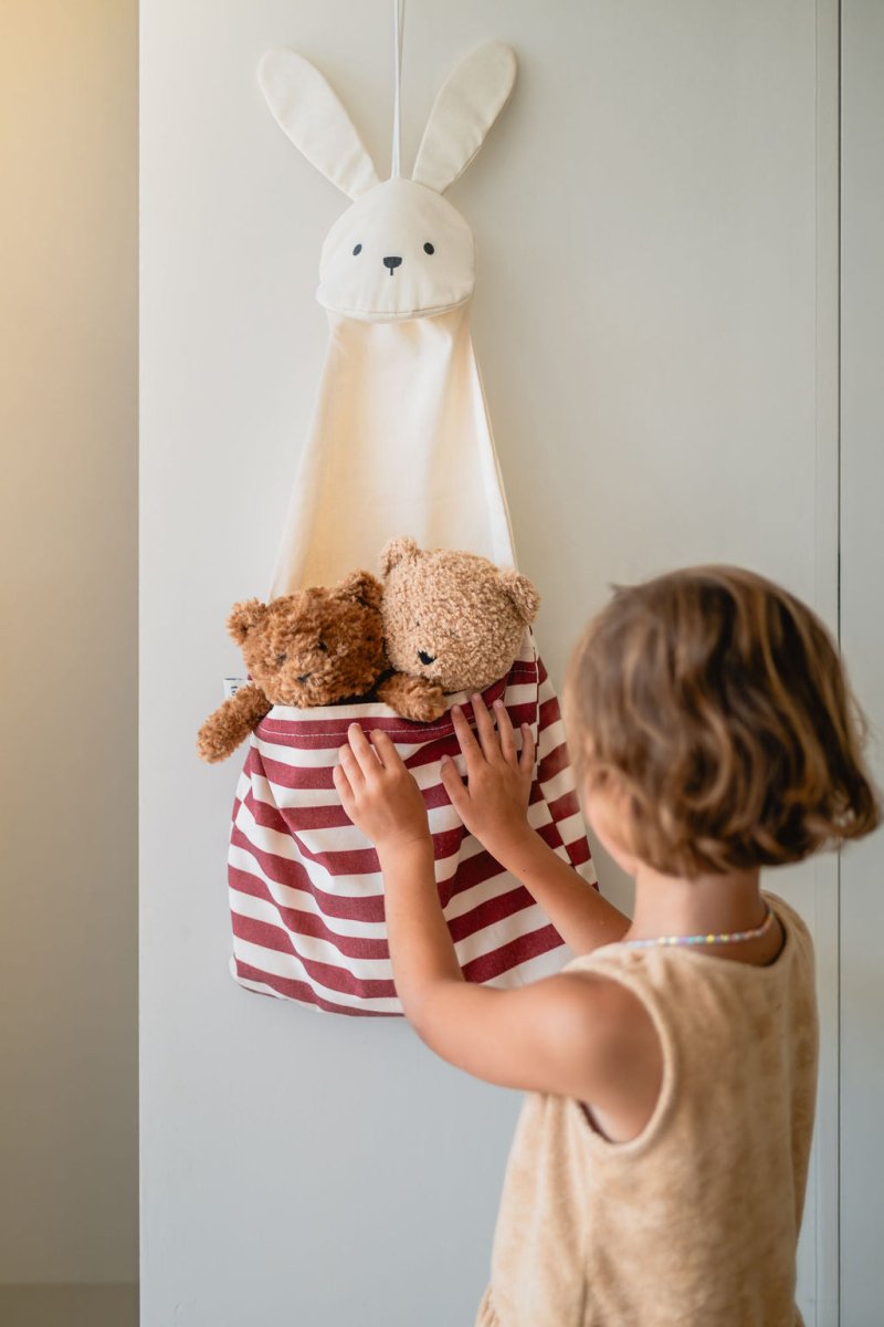 Toto Bunny dichtgetrokken als canvas draagtas
