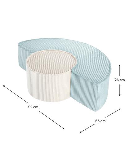 Peppermint Green Pouffe Set