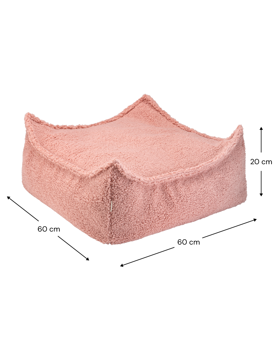 Wigiwama Guava Square Ottoman - teddystof poef