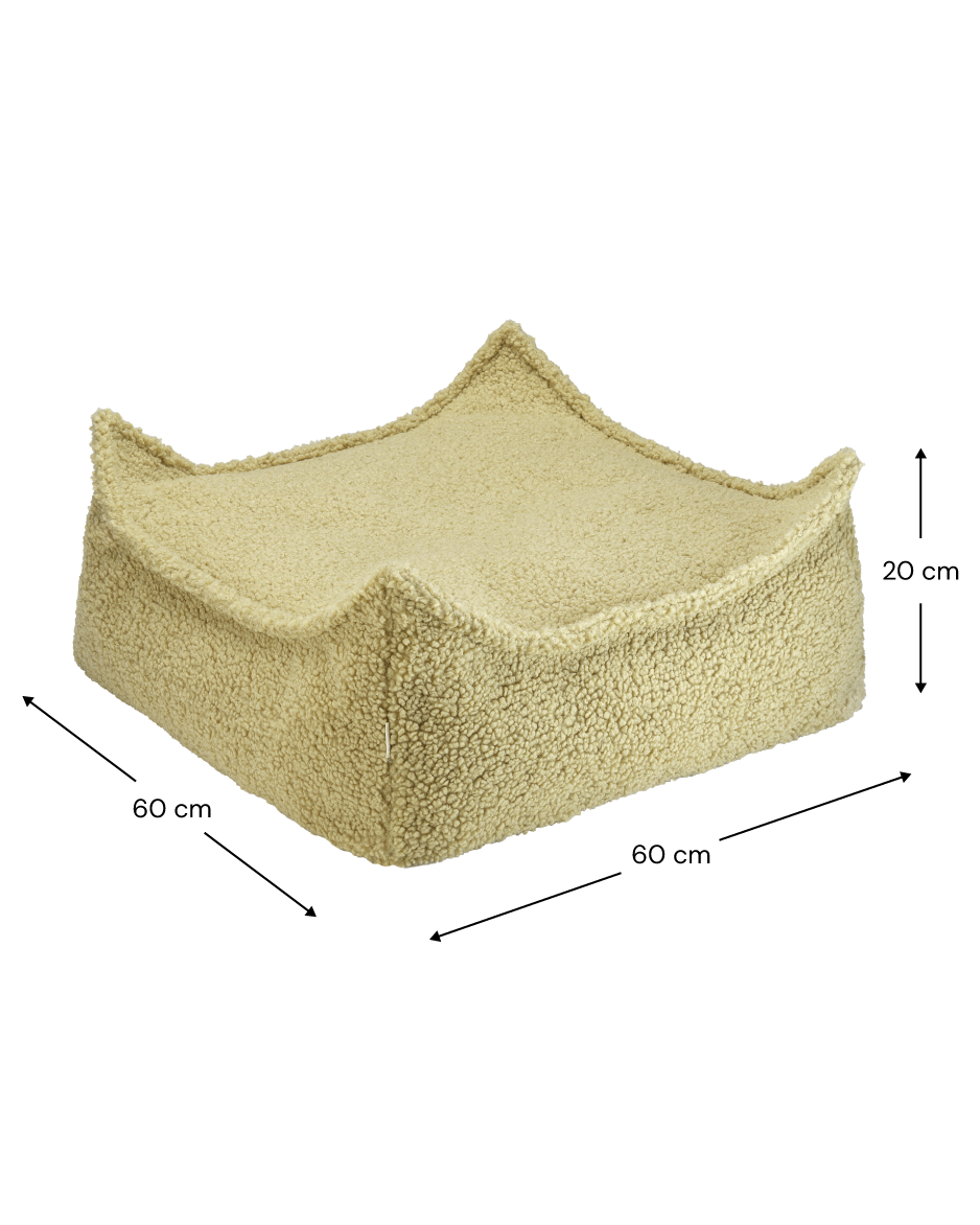 Wigiwama Matcha Square Ottoman - teddystof poef