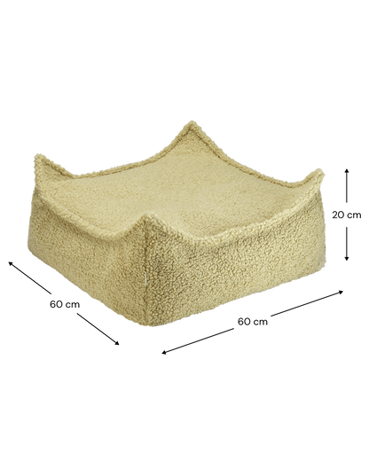 Wigiwama Matcha Square Ottoman - teddystof poef