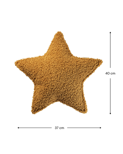 Wigiwama Maple Star Cushion - teddystof kussen