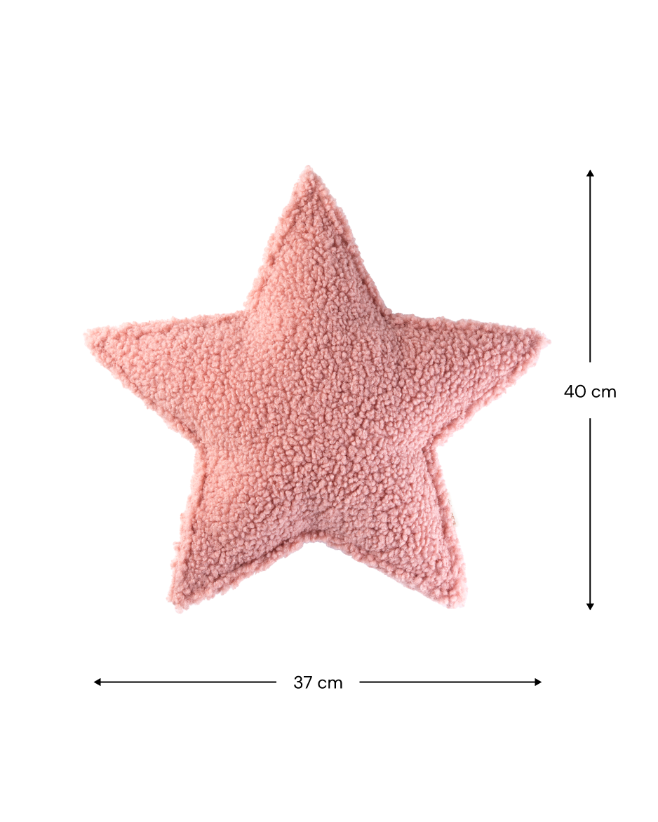 Wigiwama Guava Star Cushion - teddystof kussen