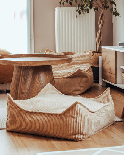 Brown Sugar Square Ottoman