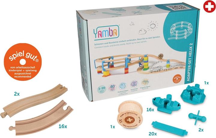 Yamba Starter Helix 2 – 58-delige treinbaan uitbreiding