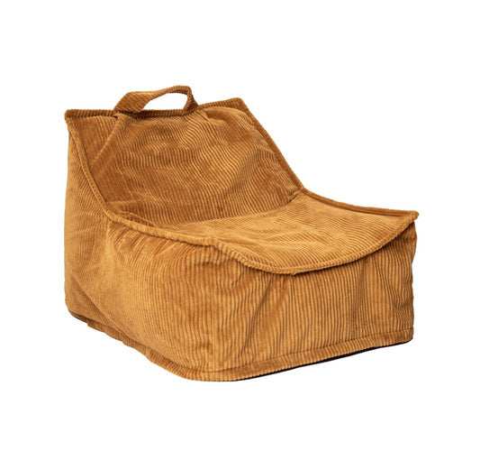 YappyHug beanbag Mustard – Ergonomische zitzak (80×70×50 cm)
