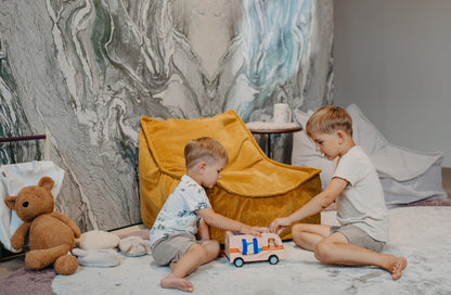 YappyHug beanbag Mustard – Ergonomische zitzak (80×70×50 cm) - Beanbag