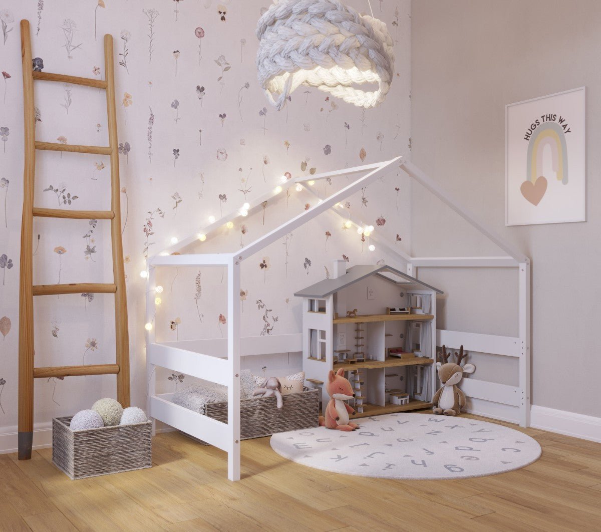 YappyHytte speelhuis wit – context voor de ombouwset