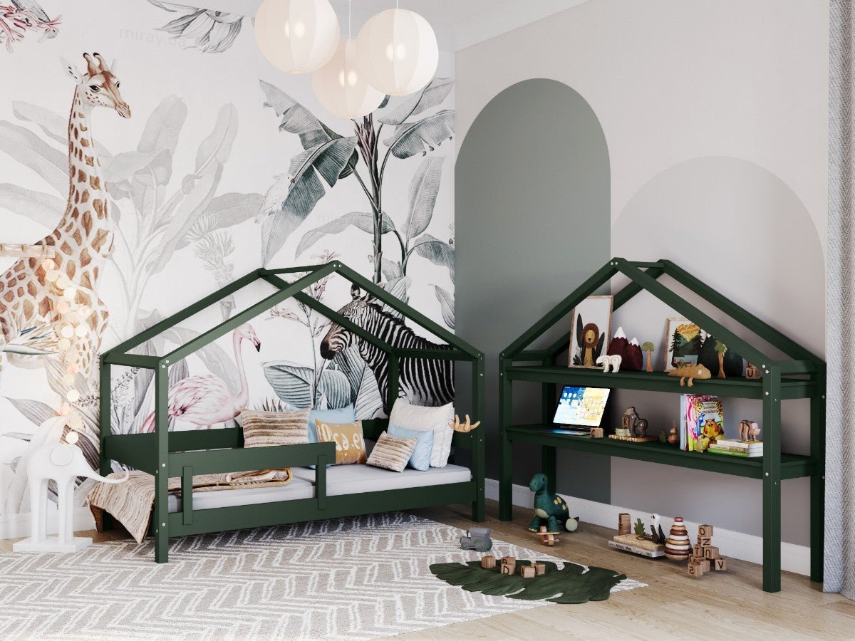 YappyHytte wandplank groen