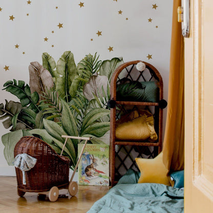 Dschungelfieber-Wandaufkleber für hinter das Bett