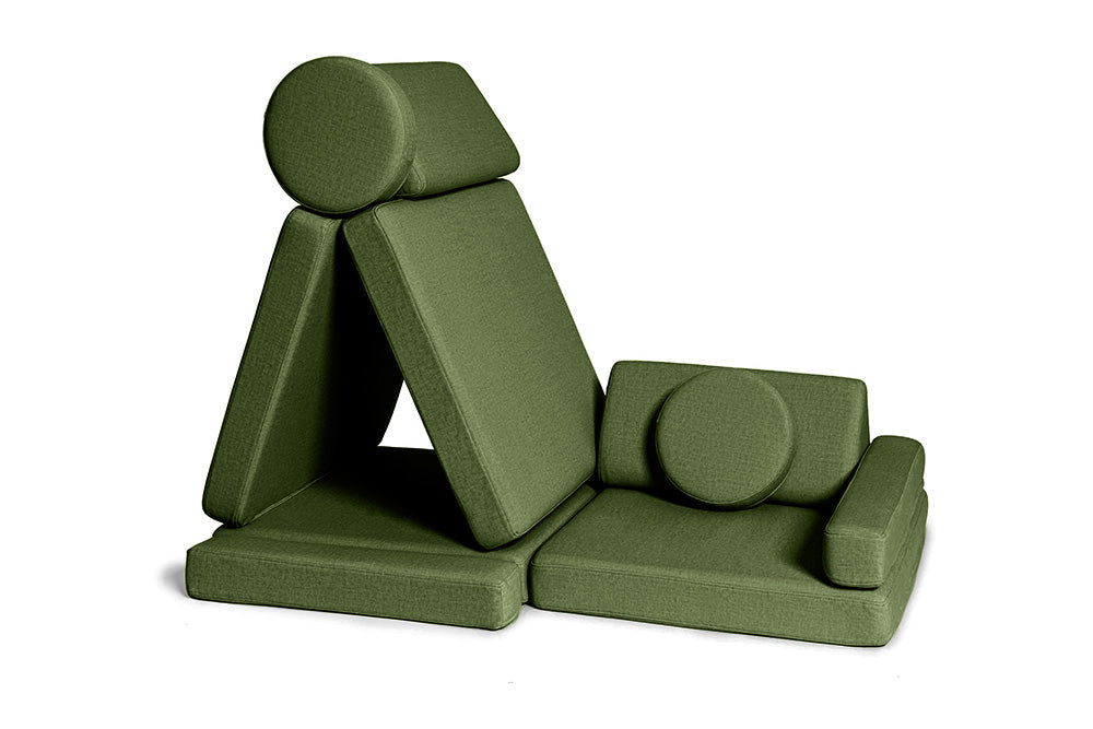 Shappy Play Sofa Ultra Plush Bottle Green