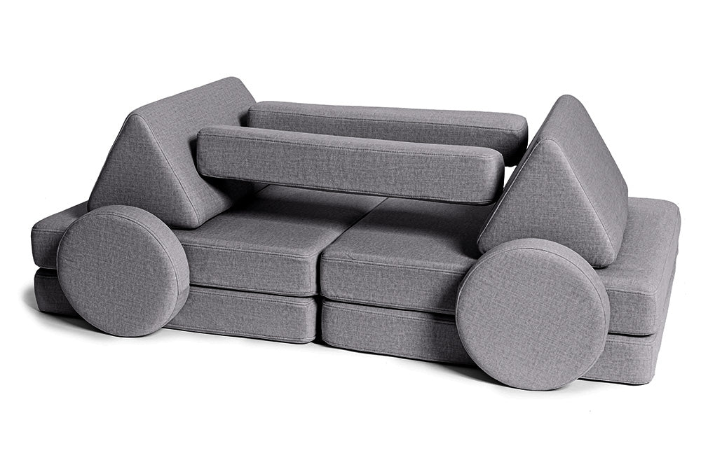 Shappy Play Sofa Ultra Plush Dark Grey