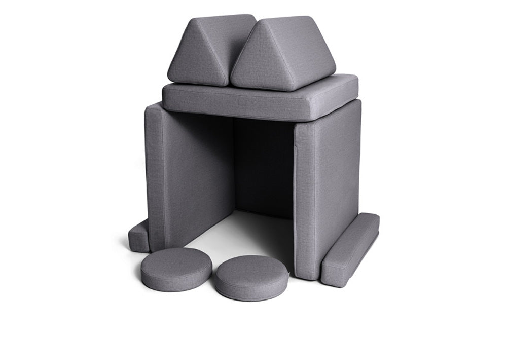 Shappy Play Sofa Ultra Plush Dark Grey