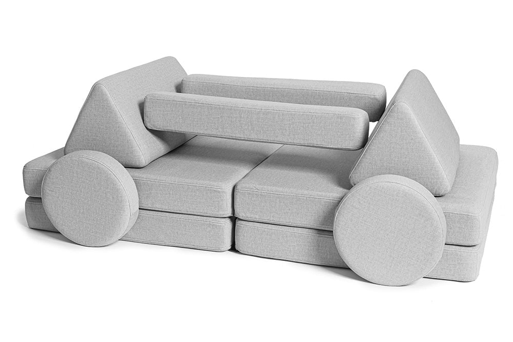 Shappy Play Sofa Ultra Plush Light Grey 