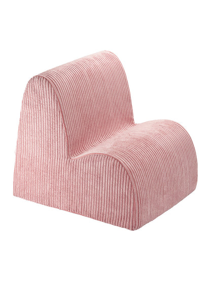 Wigiwama cloud chair roze stoeltje ribstof