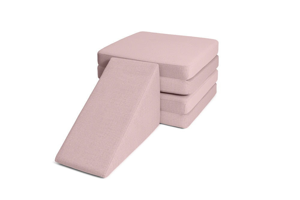 Shappy Slide Original 80 cm in Soft Pink — zijaanzicht van de helling